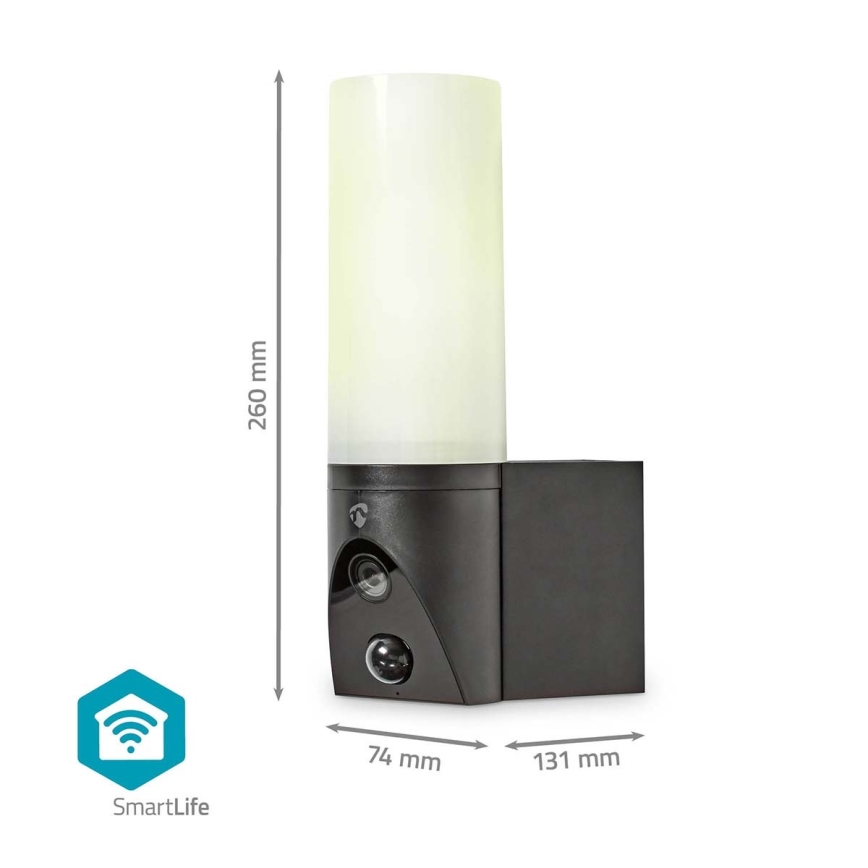 Nutikas välikaamera SmartLife Full HD 1080p koos LED valgustusega Wi-Fi Tuya IP65