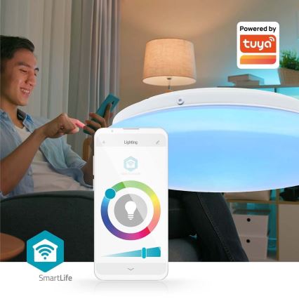 LED RGBW Hämardatav laevalgusti vannituppa SmartLife LED/18W/230V 2700-6500K IP44 Wi-Fi Tuya