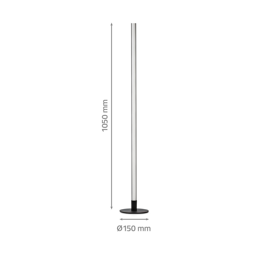 LED RGBIC Hämardatav põrandalamp Smartlife LED/10W/230V 100,5 cm 2700-6500K Wi-Fi Tuya + kaugjuhtimispult