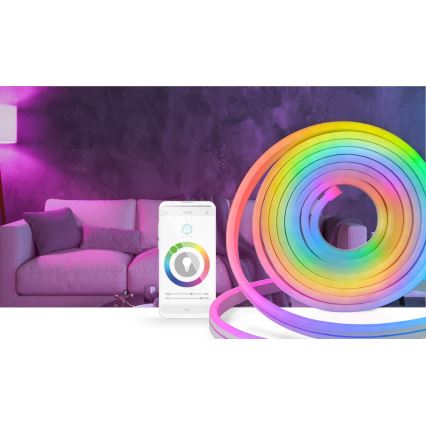 LED RGB Hämardatav riba SmartLife 6m 32W/230V Wi-Fi IP65+ pult