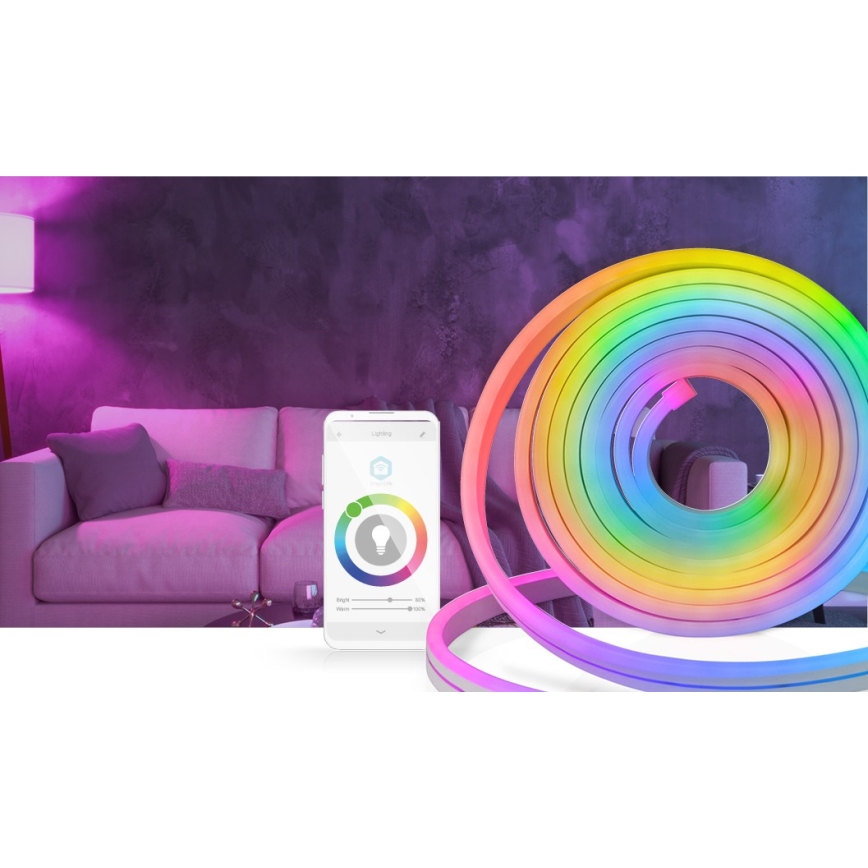 LED RGB Hämardatav riba SmartLife 6m 32W/230V Wi-Fi IP65+ pult