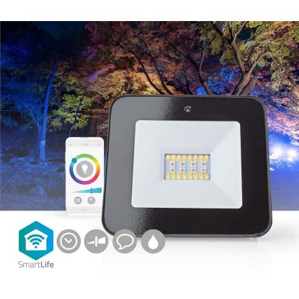 Hämardatav LED RGBW-reflektor pistikuga SmartLife LED/20W/230V Wi-Fi IP65 2700-6500K