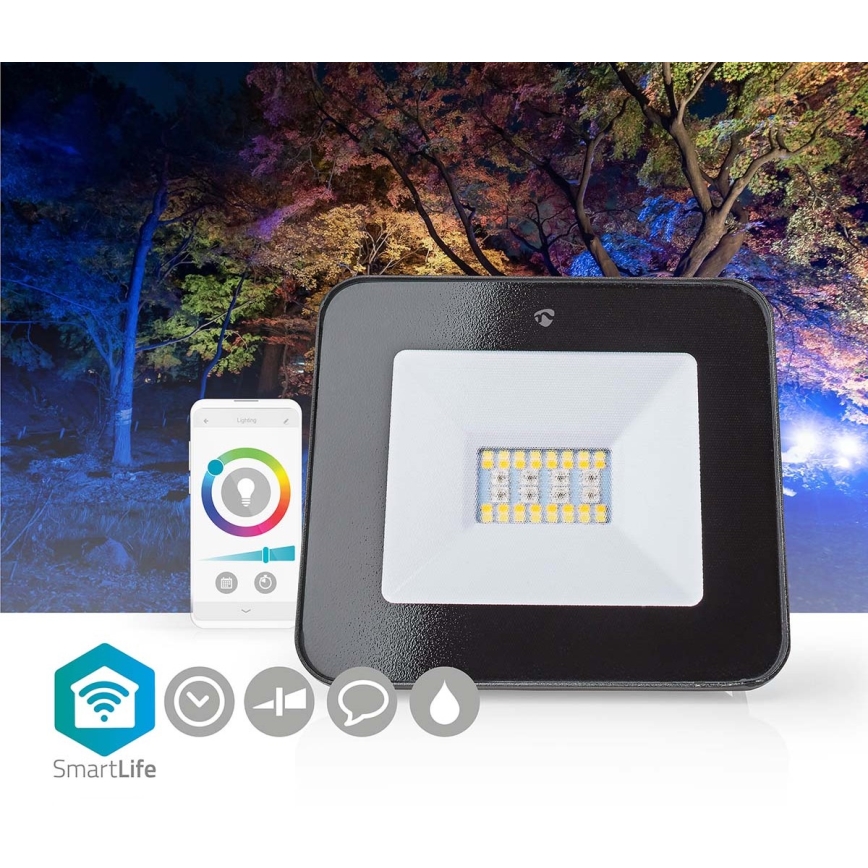 Hämardatav LED RGBW-reflektor pistikuga SmartLife LED/20W/230V Wi-Fi IP65 2700-6500K