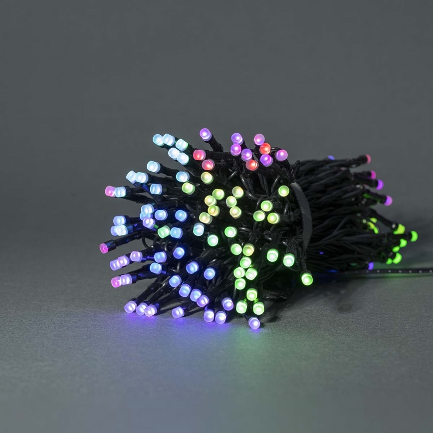 LED RGB välikasutuse valgusnöör 84 LED-iga, 8 funktsiooni, 13 m, IP65, Wi-Fi Tuya