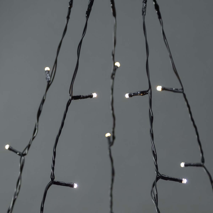 LED välitingimustele sobiv jõulukardin 200xLED/8 funktsiooni 5x4m IP65 Wi-Fi Tuya soojast kuni külma valge toonini