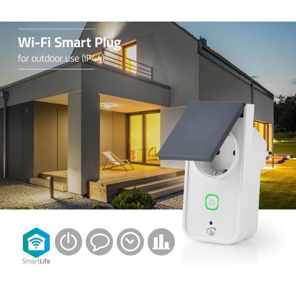 Nutikas väli pistik 3680W/230V/Tüüp F SCHUKO/16A Wi-Fi IP44