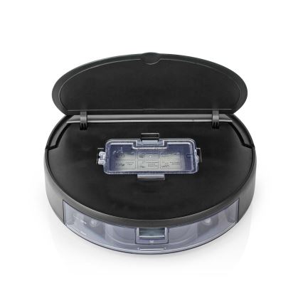 Nutikas robottolmuimeja mopiga 28W/2500 mAh Wi-Fi must + kaugjuhtimispult