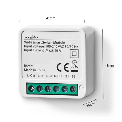 Nutilüliti SmartLife Wi-Fi 230V