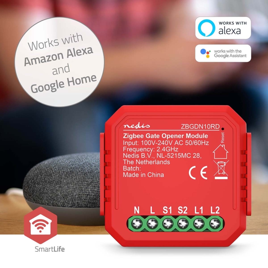 Nutikas garaažiukse lüliti SmartLife Zigbee Tuya