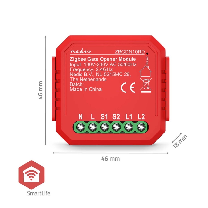 Nutikas garaažiukse lüliti SmartLife Zigbee Tuya