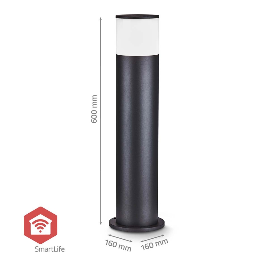 LED RGBW hämardatav välisvalgusti SmartLife LED/10W/230V IP65 Wi-Fi Tuya must