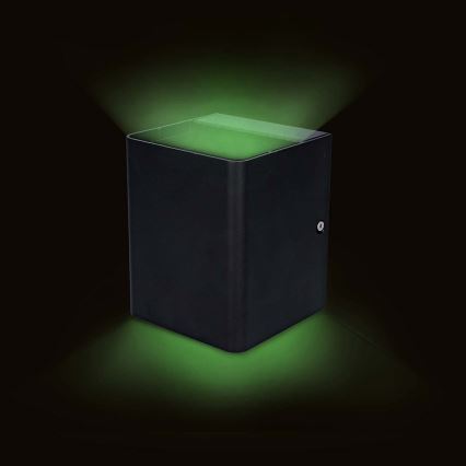 LED RGBW hämardatav välisseinavalgusti SmartLife LED/12W/230V IP65 Wi-Fi Tuya must