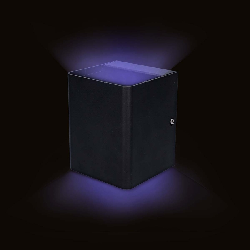 LED RGBW hämardatav välisseinavalgusti SmartLife LED/12W/230V IP65 Wi-Fi Tuya must