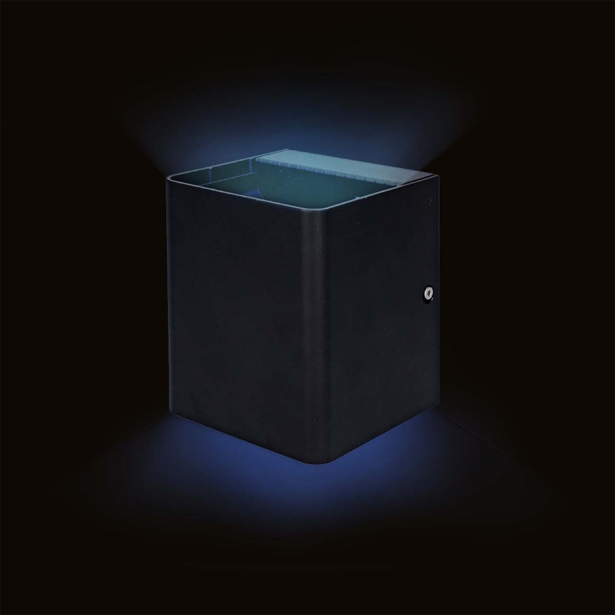 LED RGBW hämardatav välisseinavalgusti SmartLife LED/12W/230V IP65 Wi-Fi Tuya must