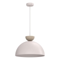 NEVIS kaabliga rippvalgusti 1xE27/15W/230V, läbimõõt 38 cm, kreemivärvi
