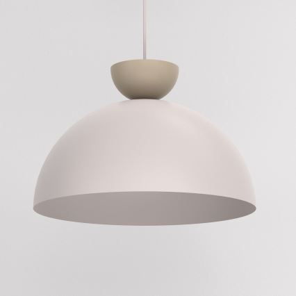 NEVIS kaabliga rippvalgusti 1xE27/15W/230V, läbimõõt 38 cm, kreemivärvi