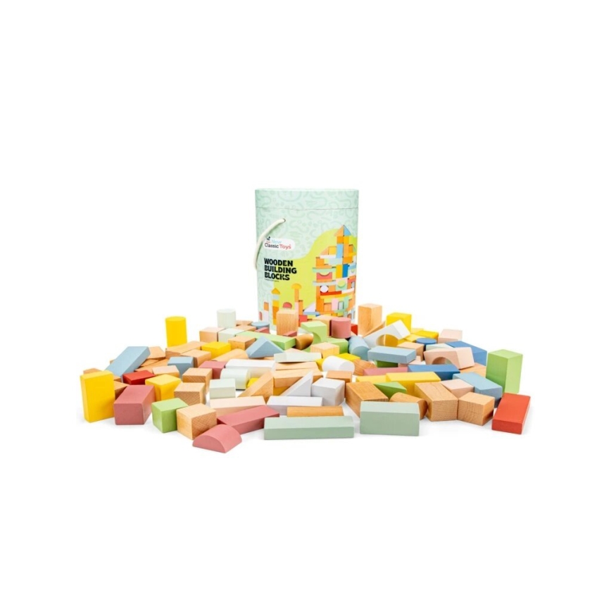 New Classic Toys - Puidust klotsid 100 tk