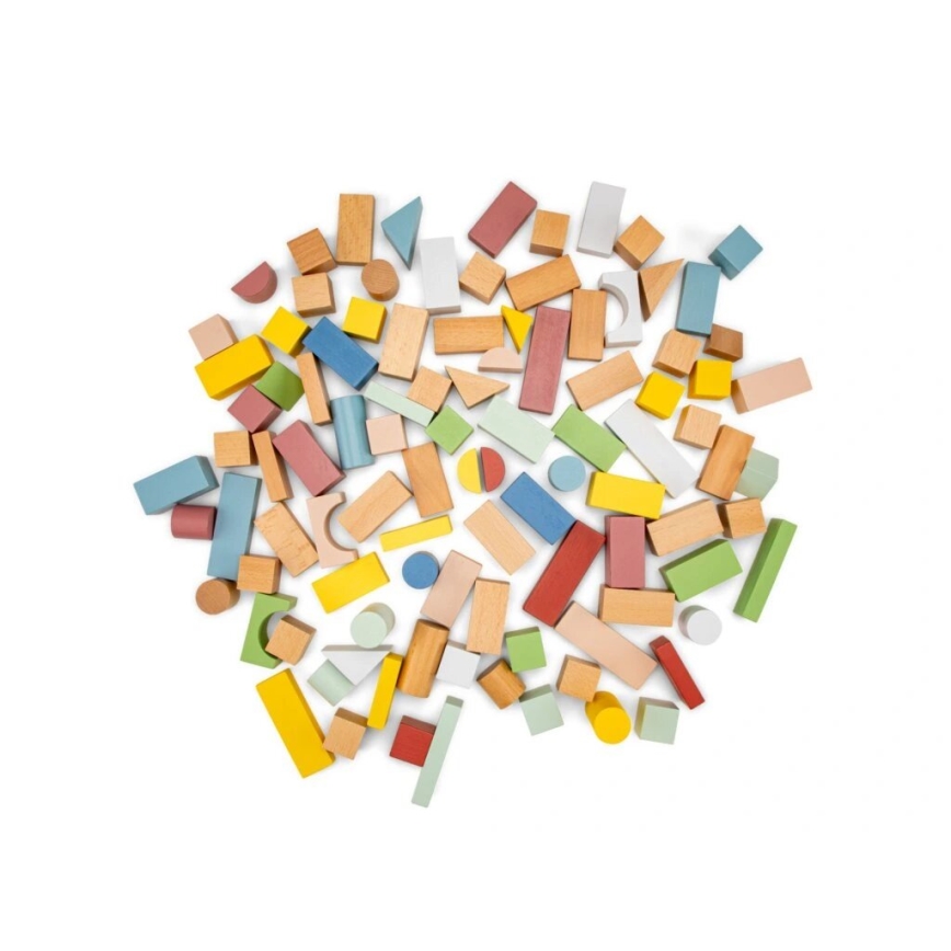 New Classic Toys - Puidust klotsid 100 tk