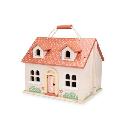New Classic Toys - Puidust nukumaja punane
