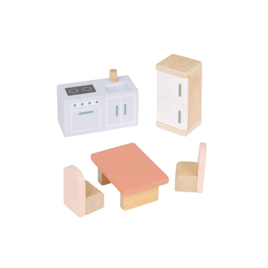New Classic Toys - Puidust nukumaja punane