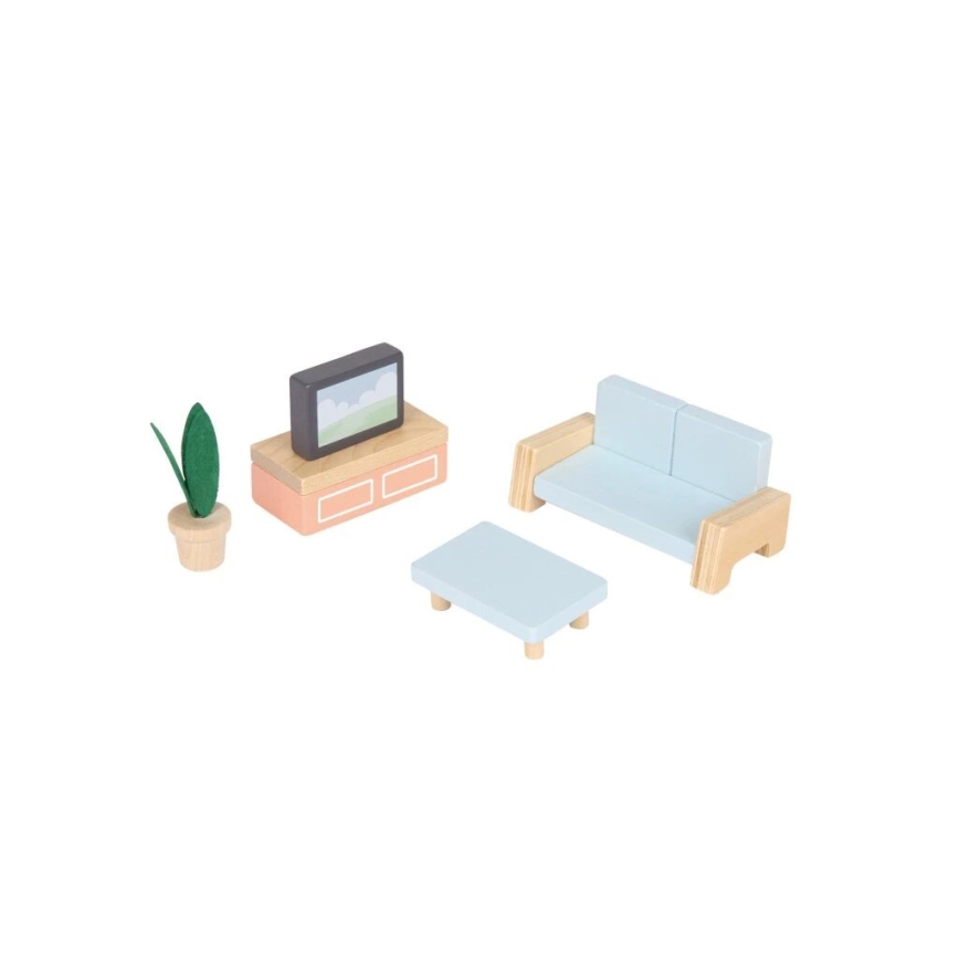 New Classic Toys - Puidust nukumaja punane