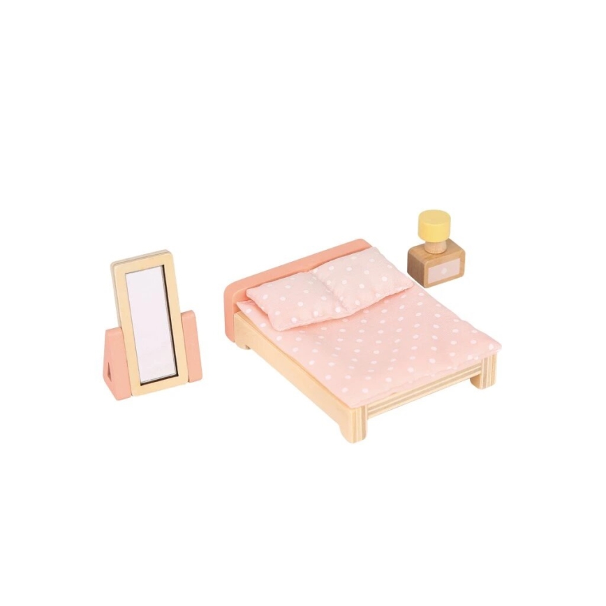 New Classic Toys - Puidust nukumaja punane