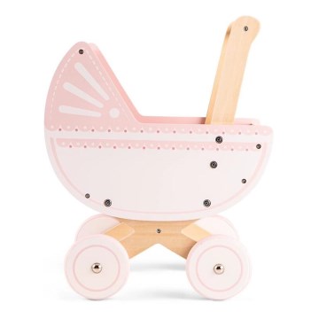 New Classic Toys - Puidust nukuvanker roosa
