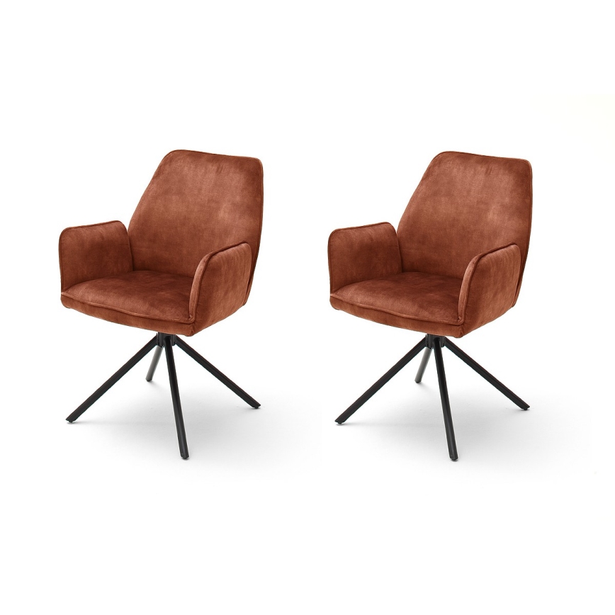 NEXORO söögitoolide komplekt, 2 tk, punane