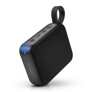 Niceboy Atom 4 - LED Juhtmevaba kõlar mikrofoniga 6W/1000 mAh IP67 must