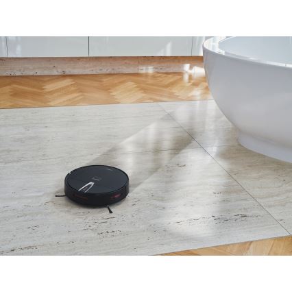 Niceboy ION Charles i4 - Nutikas robottolmuimeja 2in1 4400 mAh Wi-Fi must + kaugjuhtimispult