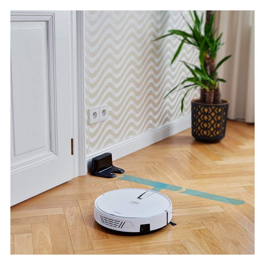 Niceboy ION Charles i4 - Nutikas robottolmuimeja 2in1 4400 mAh Wi-Fi valge + kaugjuhtimispult