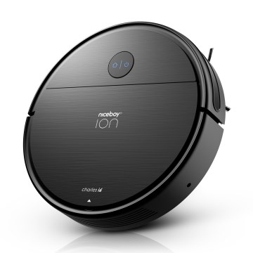 Niceboy ION Charles i6 - Nutikas robottolmuimeja 2in1 2600 mAh Wi-Fi must