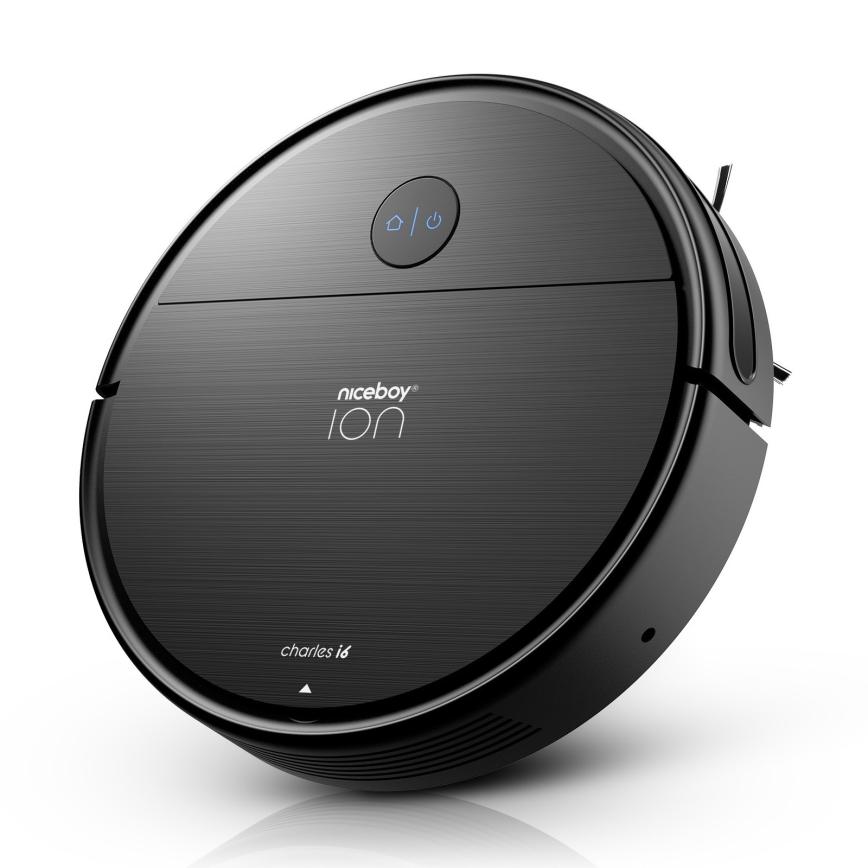 Niceboy ION Charles i6 - Nutikas robottolmuimeja 2in1 2600 mAh Wi-Fi must