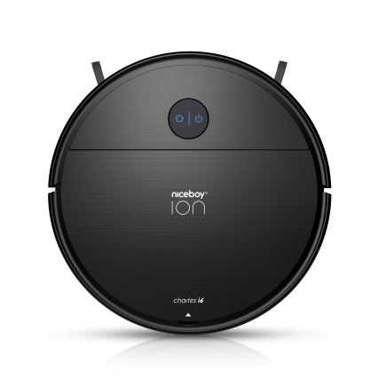 Niceboy ION Charles i6 - Nutikas robottolmuimeja 2in1 2600 mAh Wi-Fi must