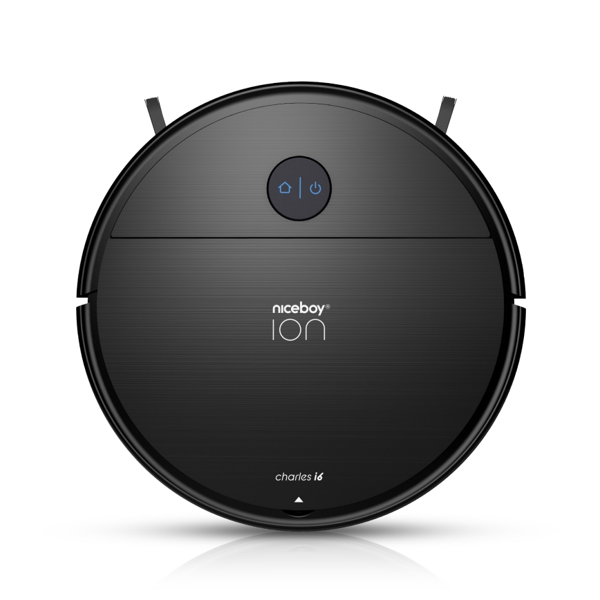 Niceboy ION Charles i6 - Nutikas robottolmuimeja 2in1 2600 mAh Wi-Fi must