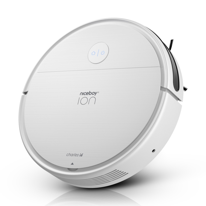 Niceboy ION Charles i6 - Nutikas robottolmuimeja 2in1 2600 mAh Wi-Fi valge