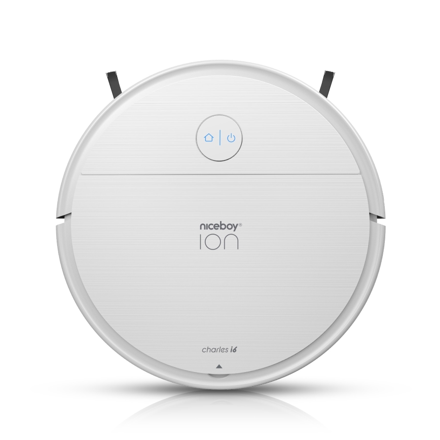 Niceboy ION Charles i6 - Nutikas robottolmuimeja 2in1 2600 mAh Wi-Fi valge