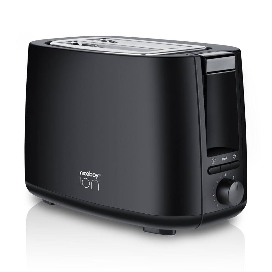 Niceboy ION Cruncher C1 - Röster, 2 auguga ja röster 750W/230V must