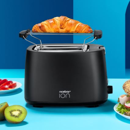 Niceboy ION Cruncher C1 - Röster, 2 auguga ja röster 750W/230V must
