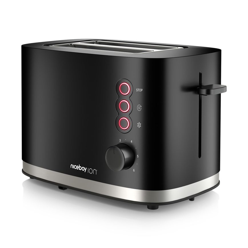 Niceboy ION Cruncher C3 - Röster, 2 auguga ja röster 870W/230V must