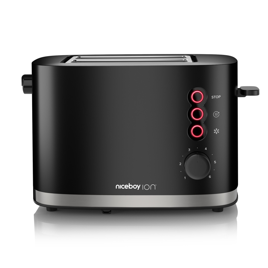 Niceboy ION Cruncher C3 - Röster, 2 auguga ja röster 870W/230V must