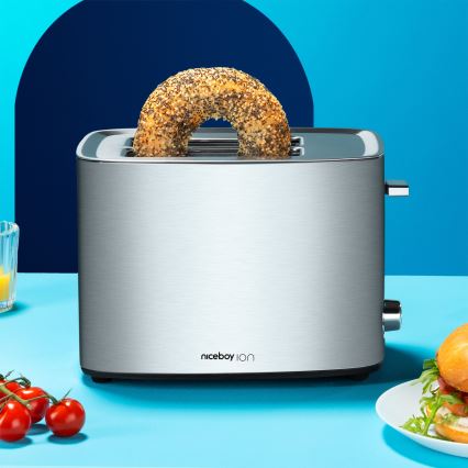 Niceboy ION Cruncher C4 - Röster, 2 auguga ja röster 850W/230V roostevaba