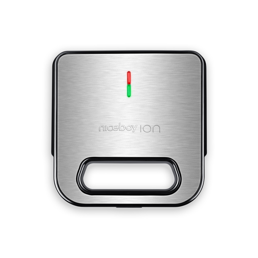 Niceboy ION Snacker S1 - Võileivagrill 750W/230V matt kroom/must