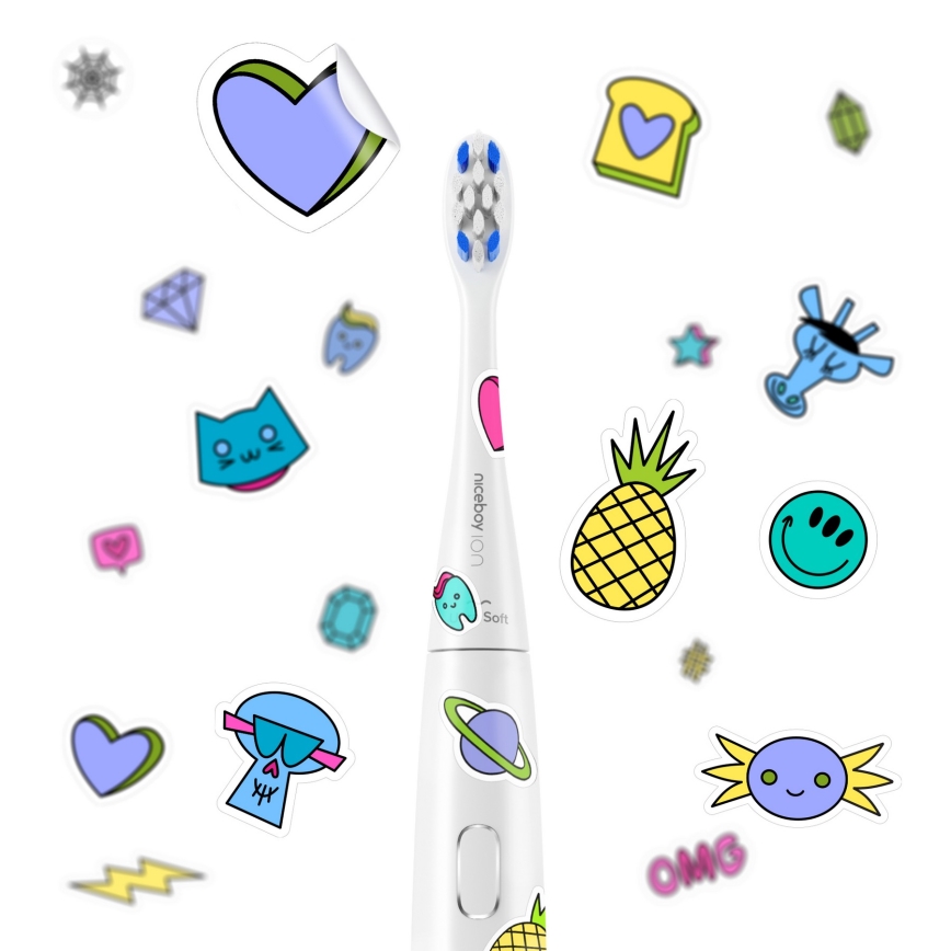 Niceboy ION Sonic Kids - Hambahari lastele IPX7 valge