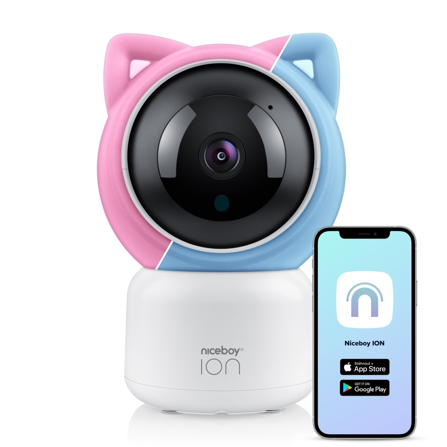 Niceboy ION Starlight SL3 - Nutikas beebimonitor Full HD 1080p 5V Wi-Fi