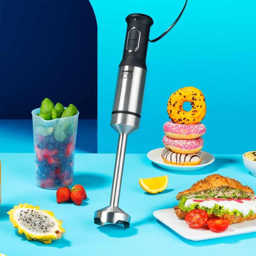 Niceboy ION Twister T2 - Varsblender 1200W/230V roostevaba/must