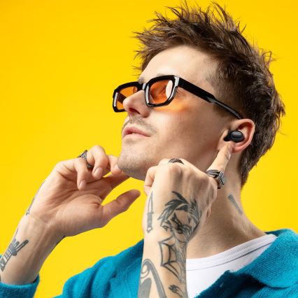 Niceboy Podsie 4 - Juhtmevabad kõrvaklapid IP54 must