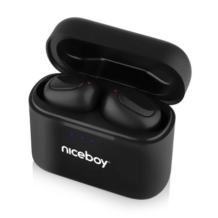 Niceboy Podsie 4 - Juhtmevabad kõrvaklapid IP54 must