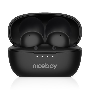 Niceboy Podsie 4 POP - Juhtmevabad kõrvaklapid 400 mAh + 2x 40 mAh IPX4 must