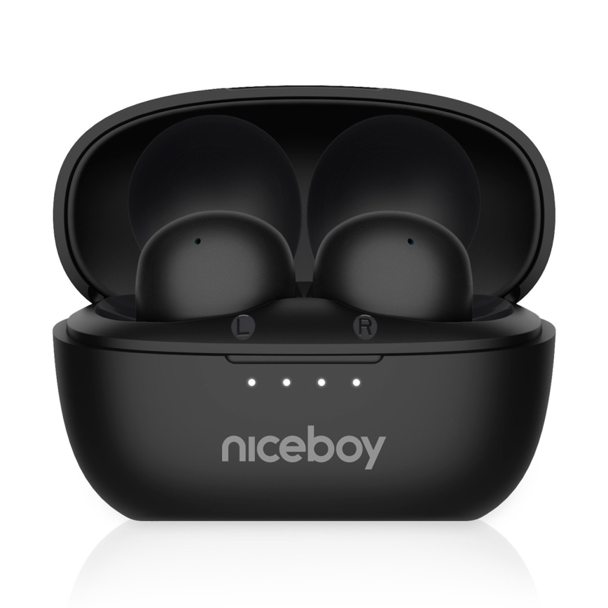 Niceboy Podsie 4 POP - Juhtmevabad kõrvaklapid 400 mAh + 2x 40 mAh IPX4 must